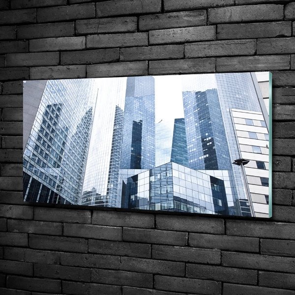 Foto schilderij op glas Wolkenkrabbers