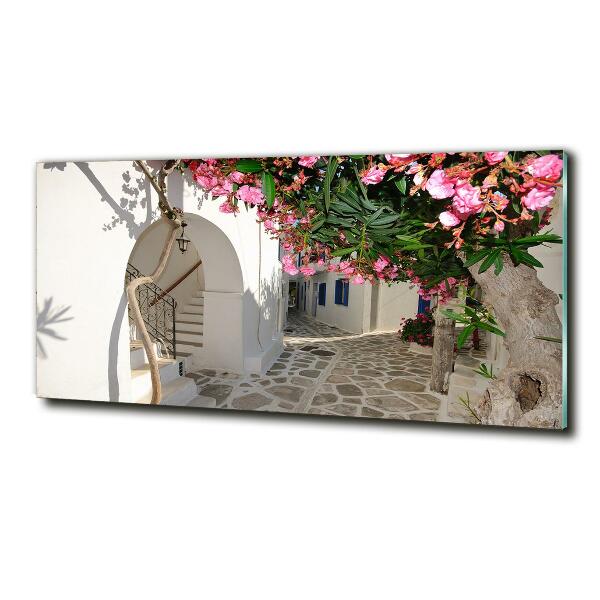 Schilderij op glas Charmante straatjes