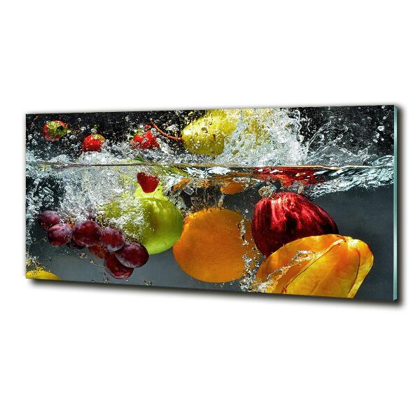 Glazen schilderij Fruit en groenten