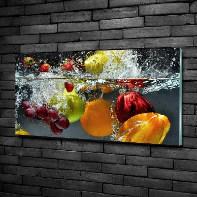 Glazen schilderij Fruit en groenten