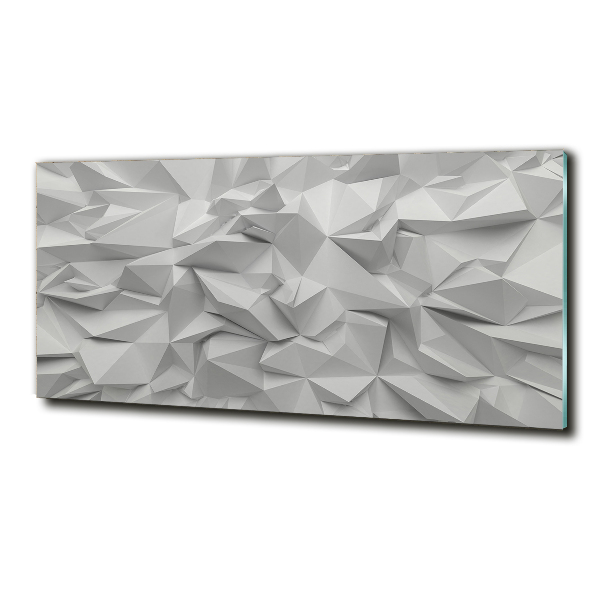 Glazen schilderij 3D-abstractie