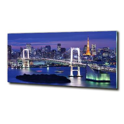 Schilderij glas Tokyo-brug