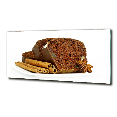 Glazen schilderij Peperkoek en vanille