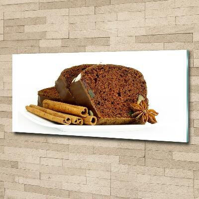 Glazen schilderij Peperkoek en vanille