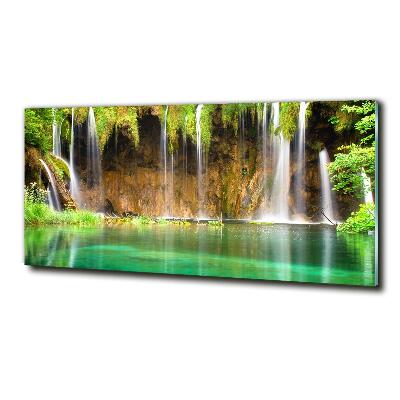 Foto schilderij op glas Plitvice-meren