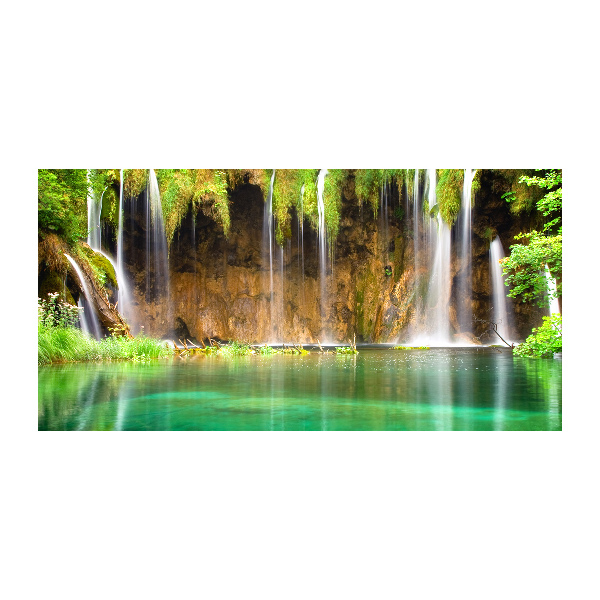 Foto schilderij op glas Plitvice-meren