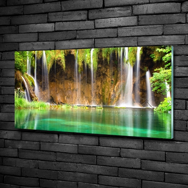 Foto schilderij op glas Plitvice-meren