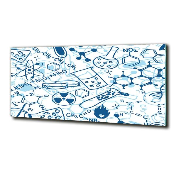 Schilderij op glas Chemische achtergrond