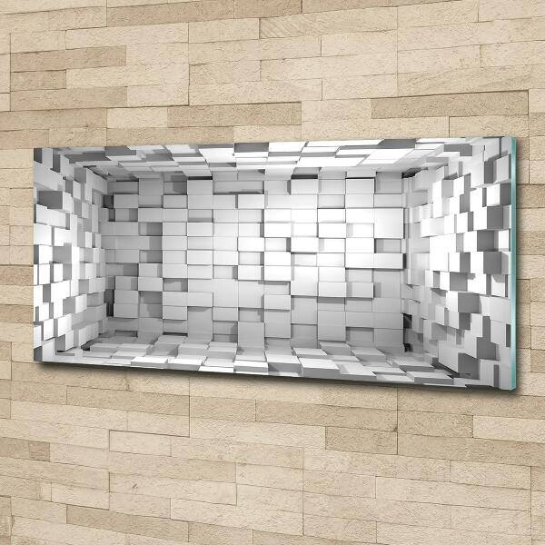 Schilderij op glas Kubussen