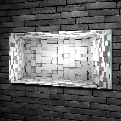 Schilderij op glas Kubussen