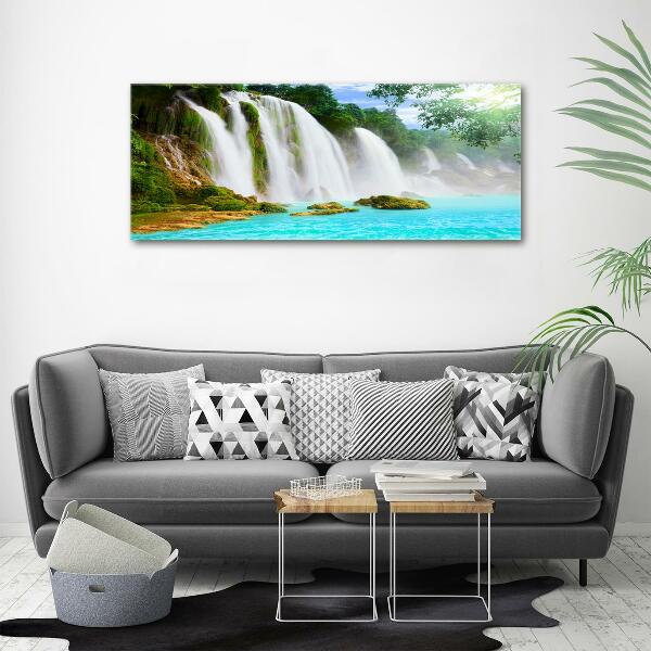 Glazen schilderij Waterval