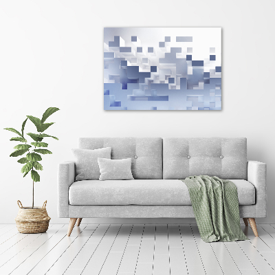 Foto schilderij op glas Kubusabstractie