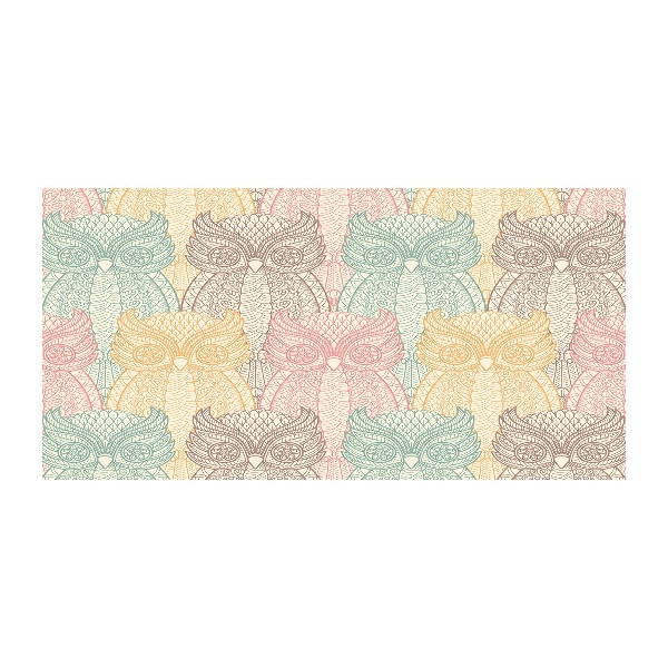 Foto schilderij op glas Uilen