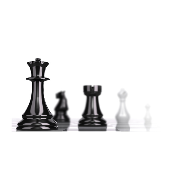 Schilderij op glas Schaakstuk