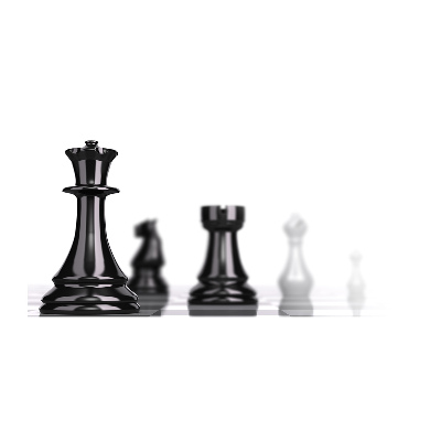 Schilderij op glas Schaakstuk