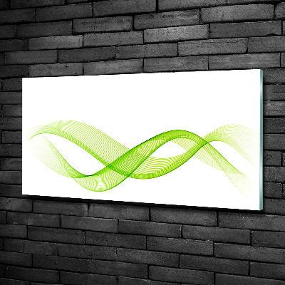 Schilderij op glas Kleurrijke golven