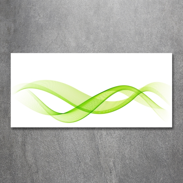 Schilderij op glas Kleurrijke golven