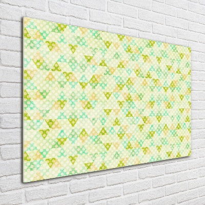 Glazen schilderij Geometrische achtergrond