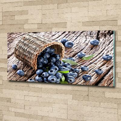 Schilderij op glas Bessen in een mand