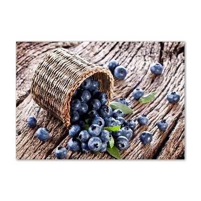 Schilderij op glas Bessen in een mand