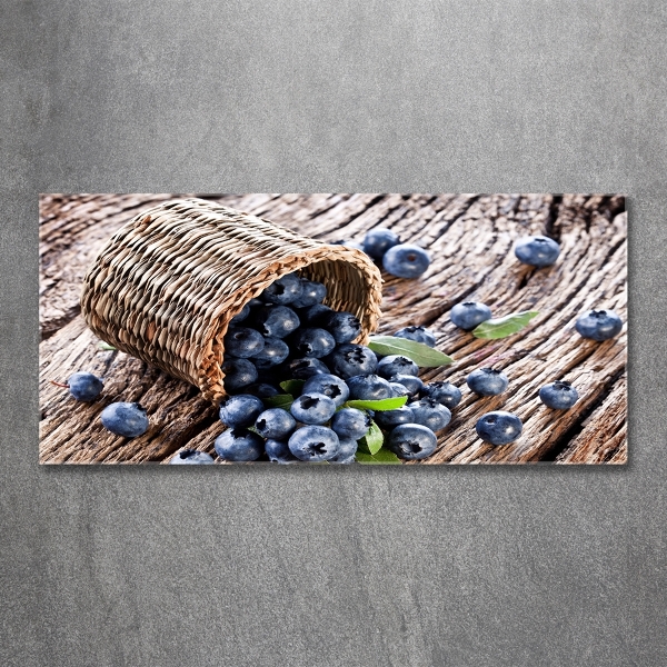 Schilderij op glas Bessen in een mand