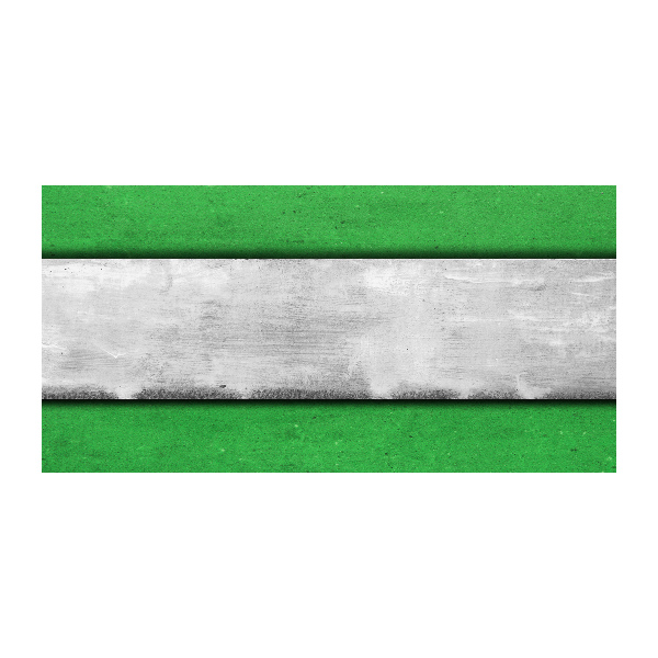 Schilderij glas Groene muur