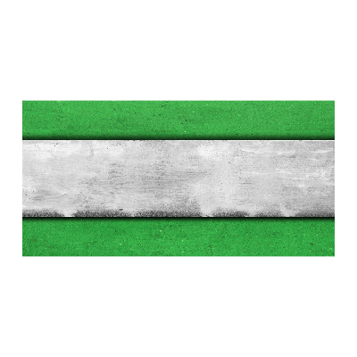 Schilderij glas Groene muur