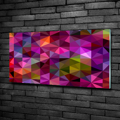 Foto schilderij op glas Abstracte golven