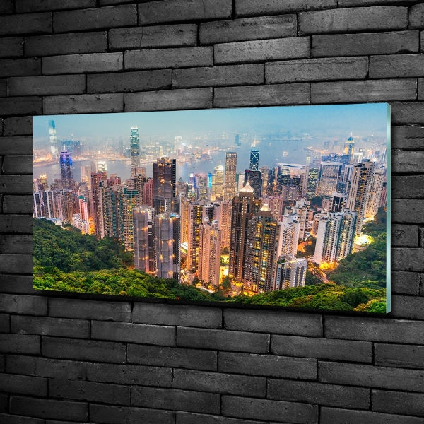 Glazen schilderij Hongkong