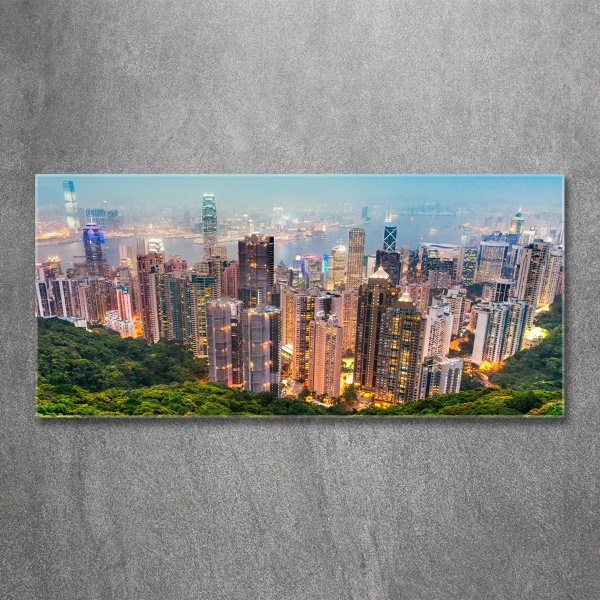 Glazen schilderij Hongkong