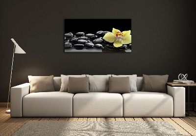 Foto schilderij op glas Orchidee