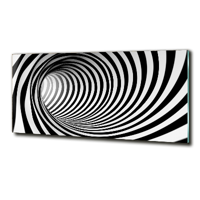 Schilderij glas 3D-tunnel