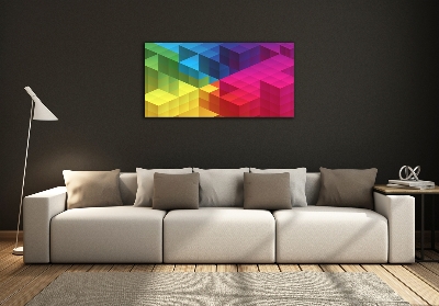 Glazen schilderij Geometrische achtergrond