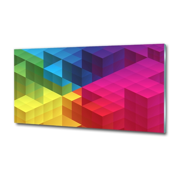 Glazen schilderij Geometrische achtergrond