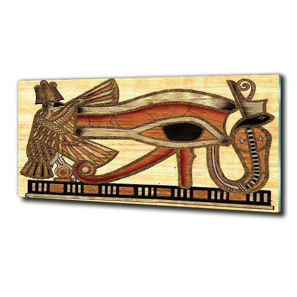 Schilderij glas Egyptisch oog