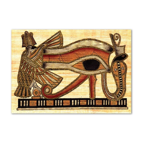 Schilderij glas Egyptisch oog