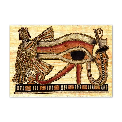 Schilderij glas Egyptisch oog