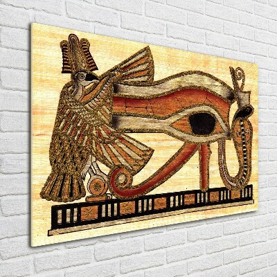 Schilderij glas Egyptisch oog