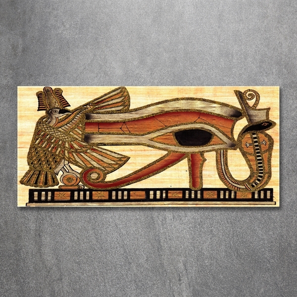 Schilderij glas Egyptisch oog