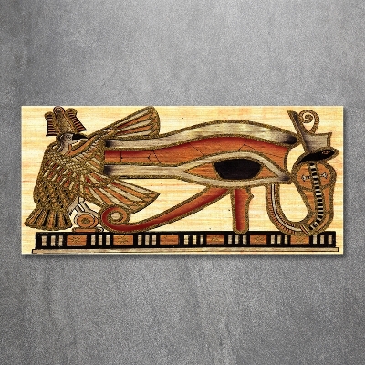 Schilderij glas Egyptisch oog