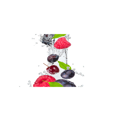 Foto schilderij op glas Fruit en water