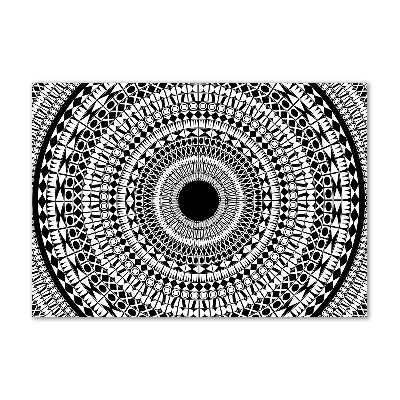 Schilderij op glas Cirkelvormige ornamenten