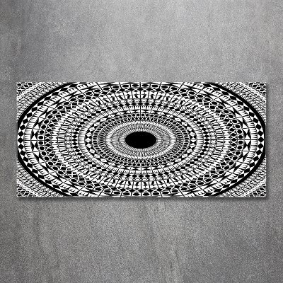 Schilderij op glas Cirkelvormige ornamenten