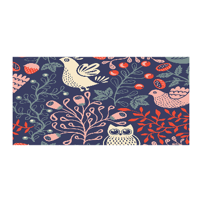 Schilderij op glas Kippenuil planten