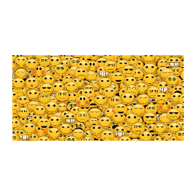 Foto schilderij op glas Emoticons