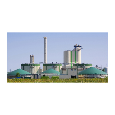 Schilderij op glas Biogasinstallatie