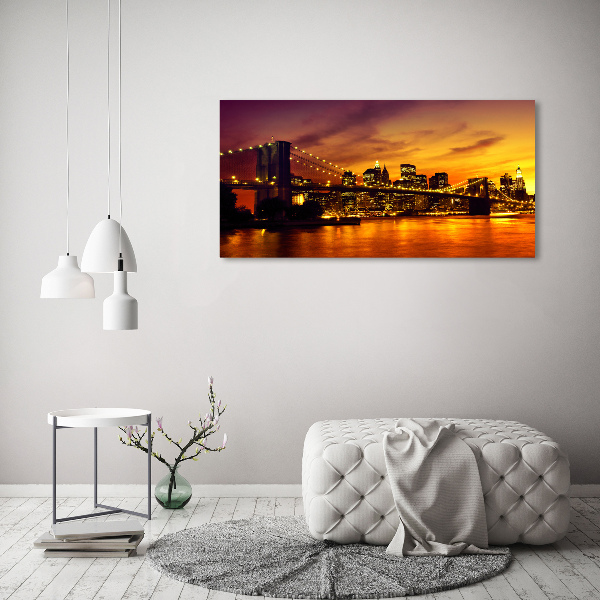 Glazen schilderij Brooklynbrug