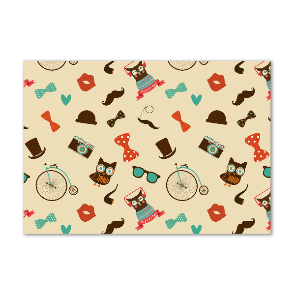 Schilderij op glas Hipsteruilen