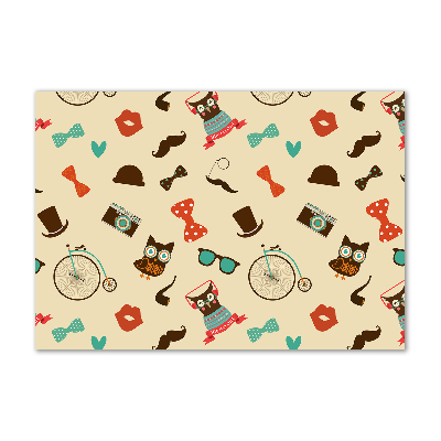 Schilderij op glas Hipsteruilen