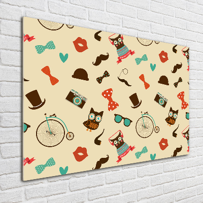 Schilderij op glas Hipsteruilen